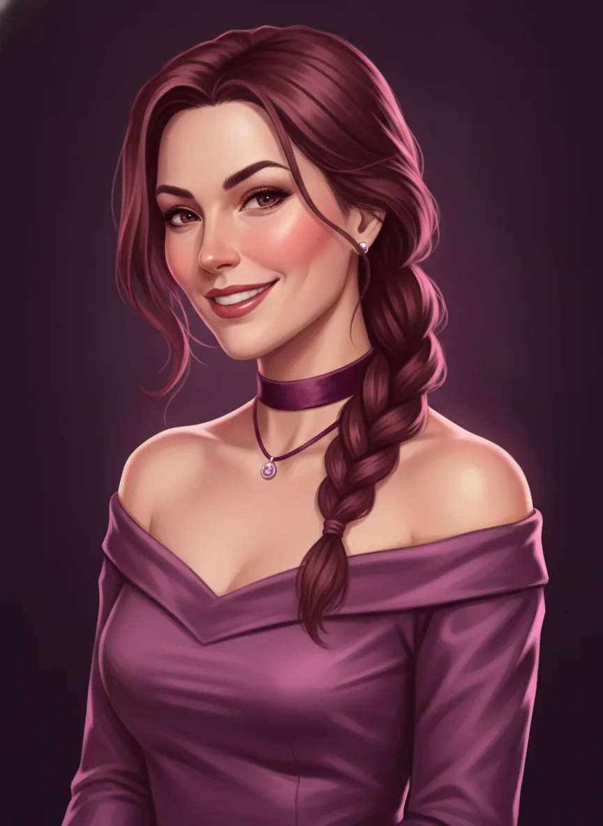 Riko, illustrated muse, AI companion